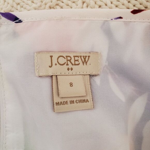 J. Crew | Printed Seaside Floral Cami Dress - [size 8] - Picture 11 of 13